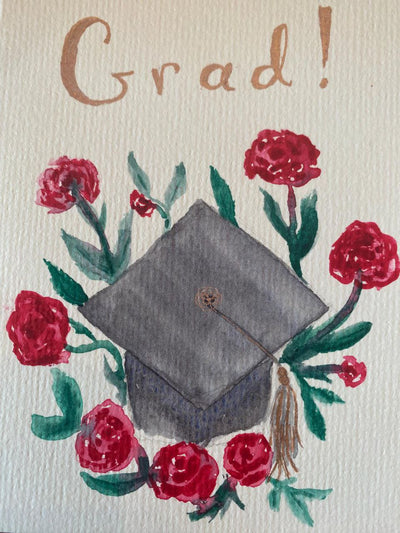 Rose Graduation Card