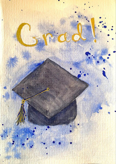 Gold Graduation Card