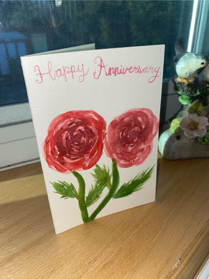 Rose Anniversary Card