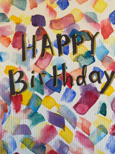 Confetti Birthday Card