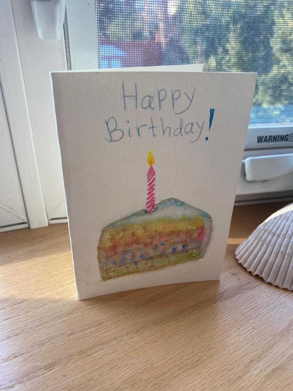 Rainbow Birthday Card