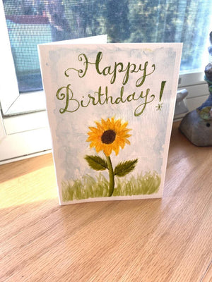 Sunflower Birthday Card