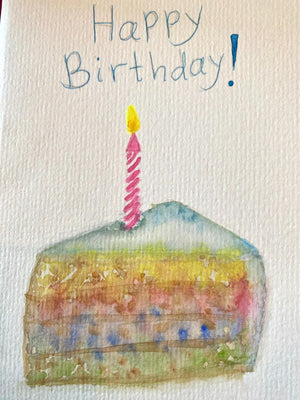 Rainbow Birthday Card