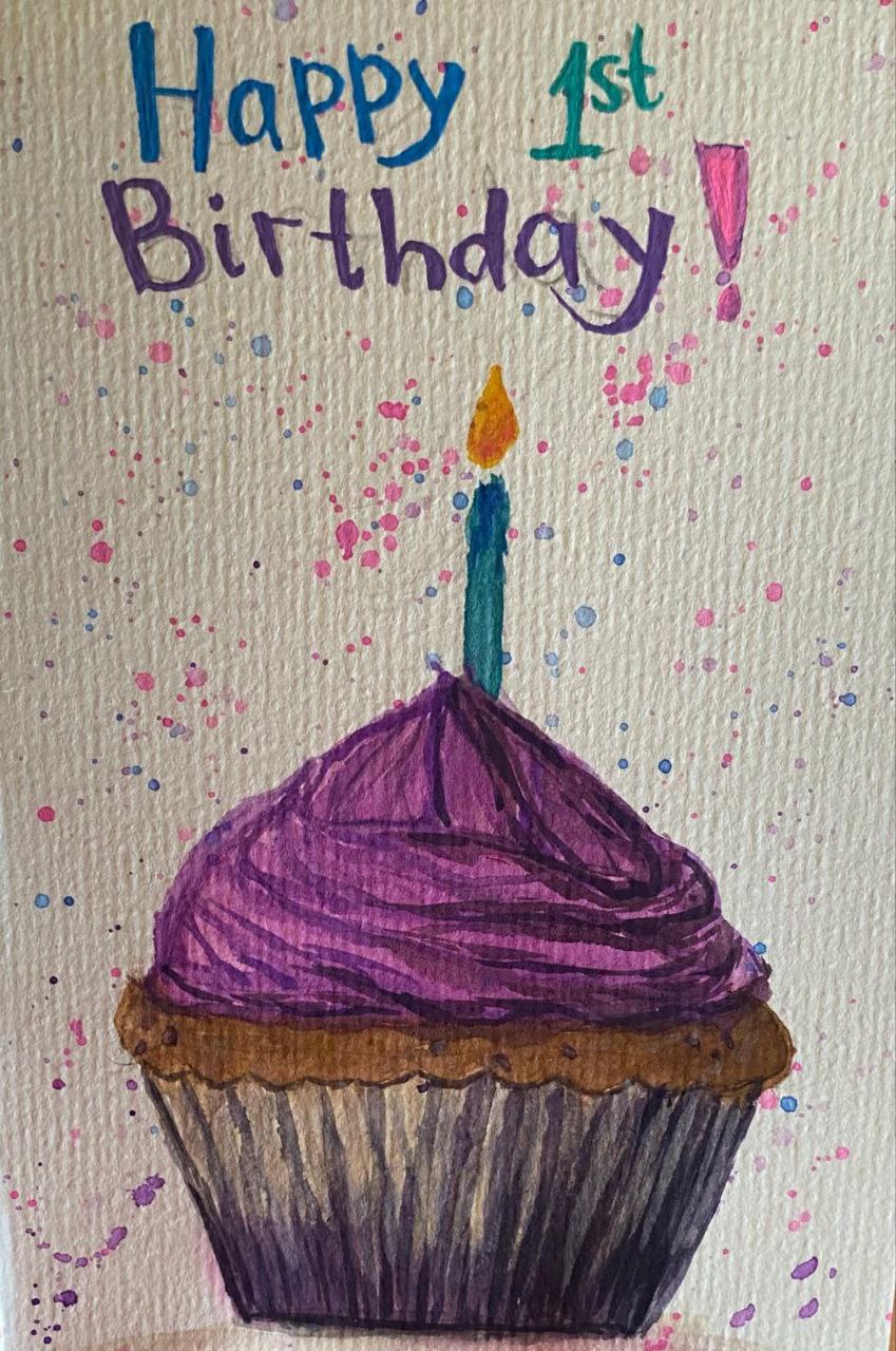 1st Birthday Card